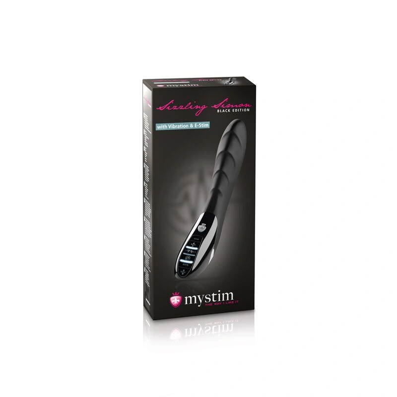 Вибратор с электростимуляцией Mystim Sizzling Simon eStim Black, миостимулятор фото 14