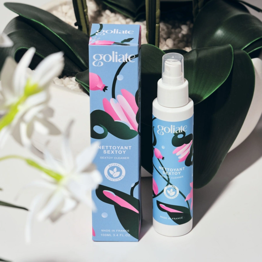 Антибактериальный спрей для игрушек Goliate Nettoyant Sextoy 100 мл, безопасный для тела фото 10