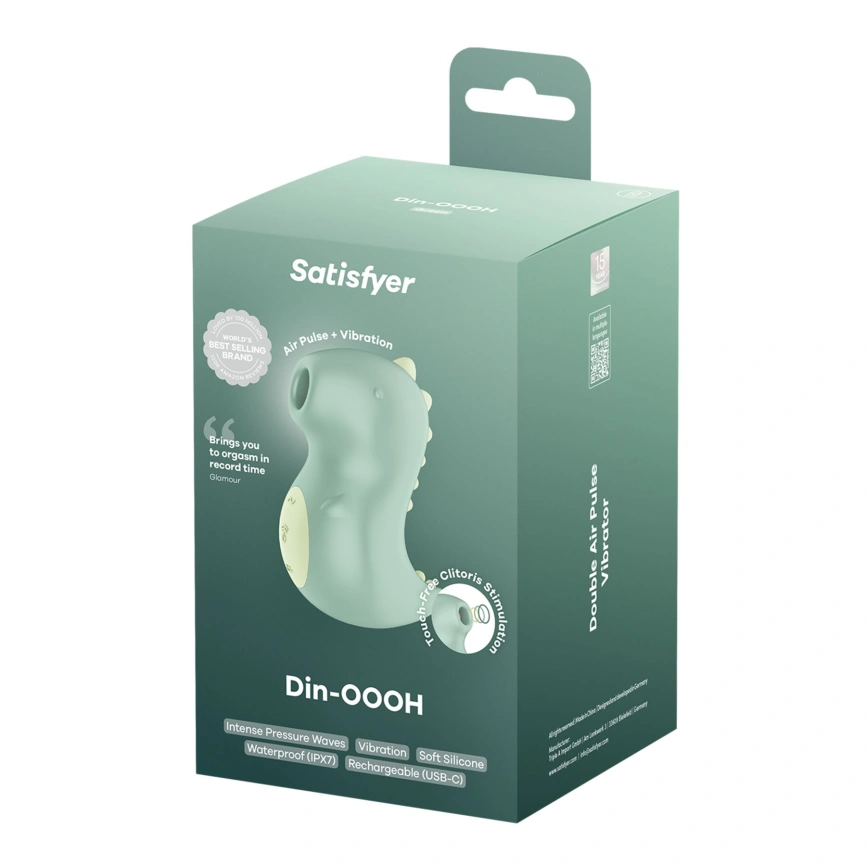 Вакуумный клиторальный стимулятор Satisfyer Din-OOH фото 5