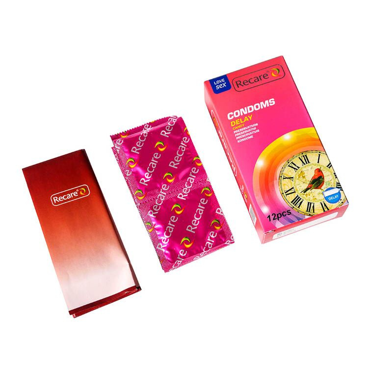 Презервативи Recare Delay Candy Condoms 12 шт, пролонгувальний ефект, цукерковий аромат фото 3