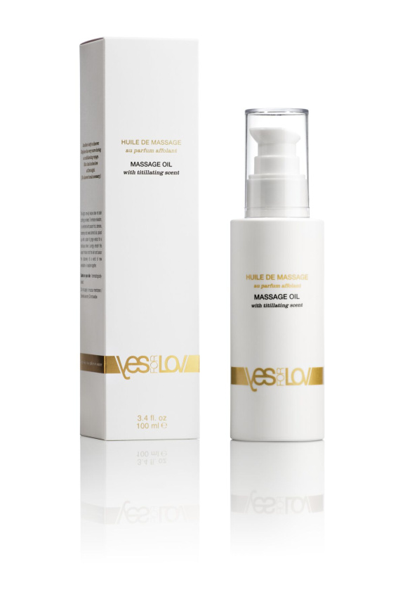 Масажна олія YESforLOV MASSAGE OIL with titillating scent 100 мл фото 1