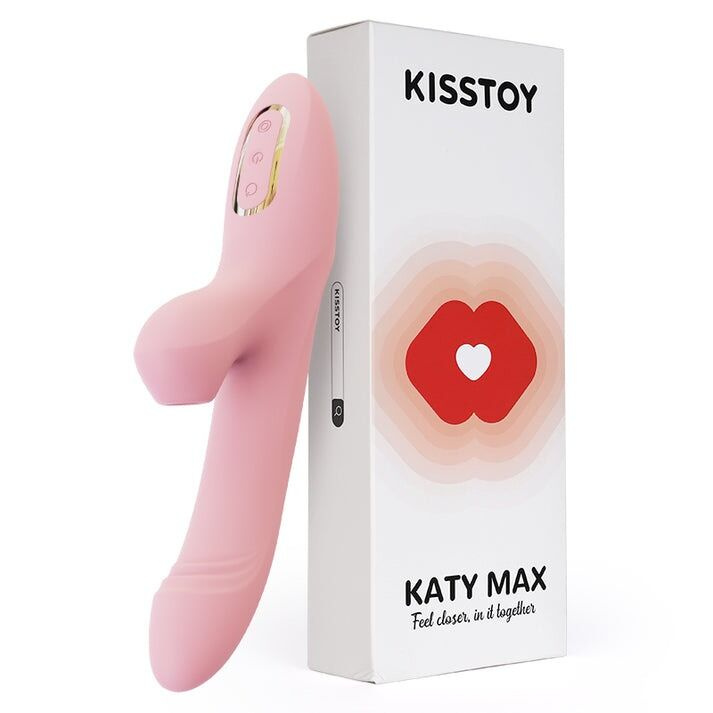 Вібратор-кролик з обертанням стовбура та вакуумною стимуляцією KISSTOY Katy Max фото 6