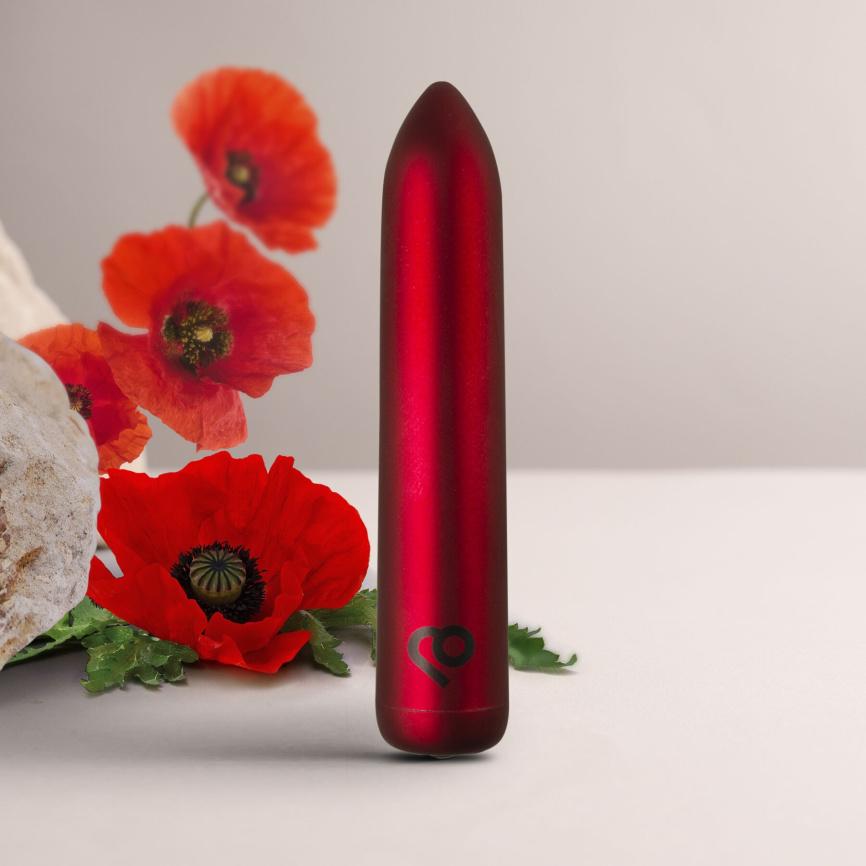 Віброкуля Rocks Off Bullet Poppy Red 16 Settings фото 11