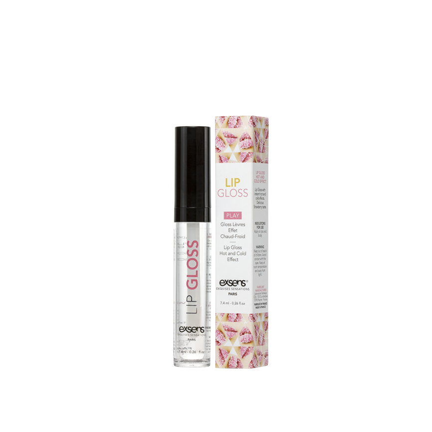 Стимулювальний блиск для губ EXSENS Lip Gloss 7,4 мл, ефект поколювання і холод-тепло фото 1