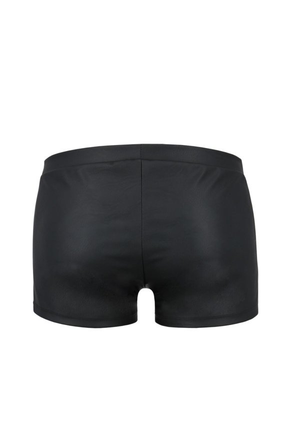 Чоловічі шкіряні боксери з клапаном Passion 050 SHORT PATRICK L/XL Black фото 4