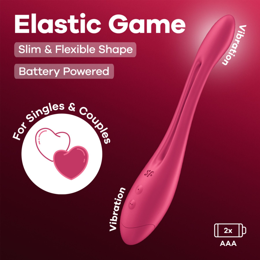 Універсальний гнучкий вібратор для пар Satisfyer Elastic Game Battery Series фото 6