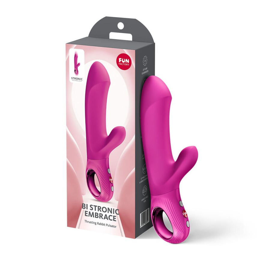 Пульсатор Fun Factory Bi Stronic Embrace Magenta фото 9
