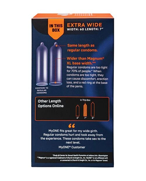Презервативы MyONE Extra Wide 10 шт, картонная коробка фото 3