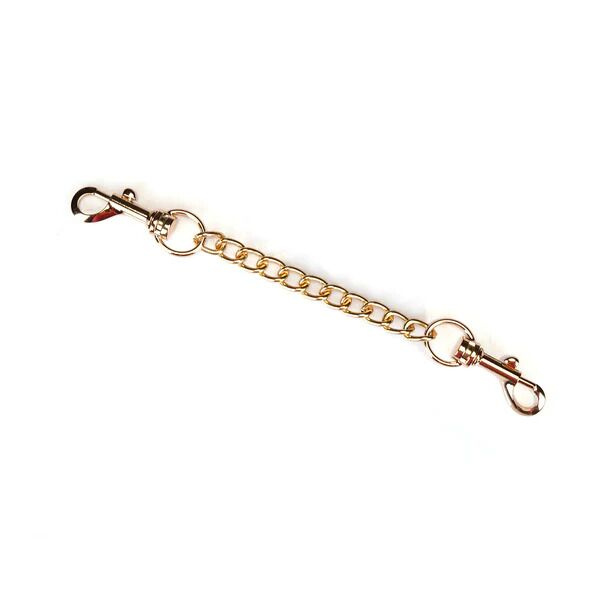 Наручники Liebe Seele Boudoir Amor Wrist Cuffs Black, з’єднувальний ланцюжок на карабінах фото 8