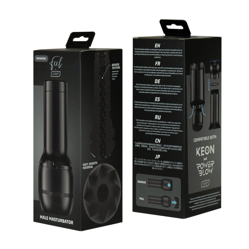 Мастурбатор Kiiroo FeelSensation Stroker PBC, совместимый с PowerBlow и Keon фото 5