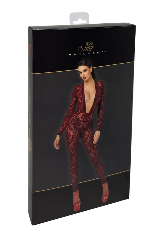 Бодістокінг Noir Handmade F382 Kink Royal Catsuit XL фото 8