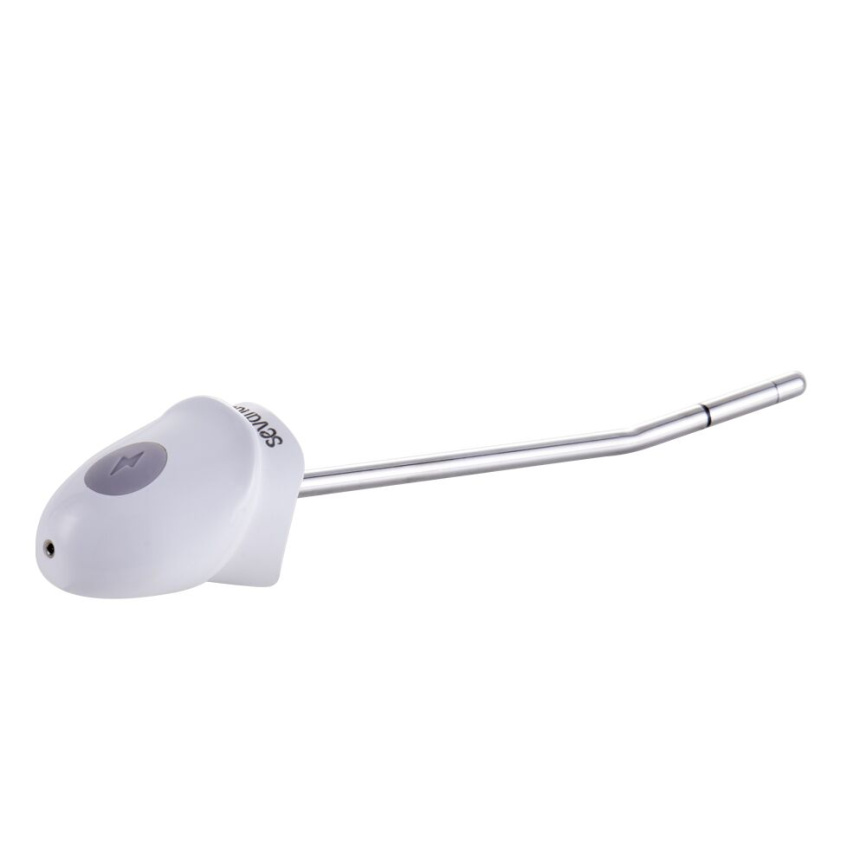 Уретральний зонд LOCKINK SEVANDA Vibrating & E-stim Metal Urethral Sounding - White фото 2
