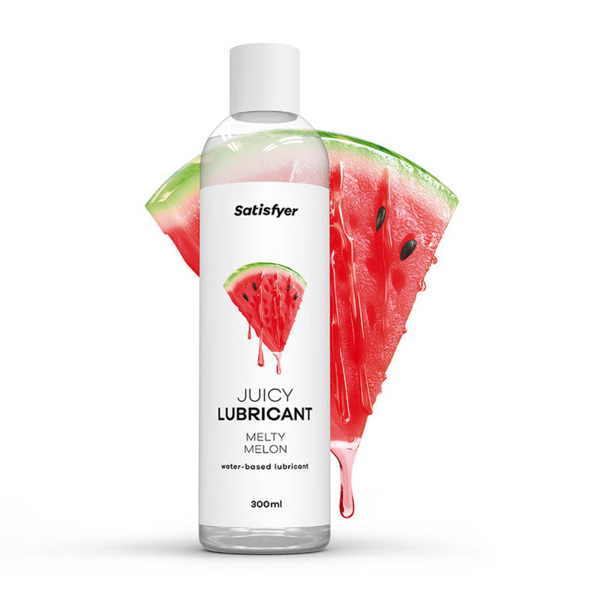 Лубрикант на водній основі Satisfyer Juicy Lubricant Melty Melon water based 300 мл фото 3