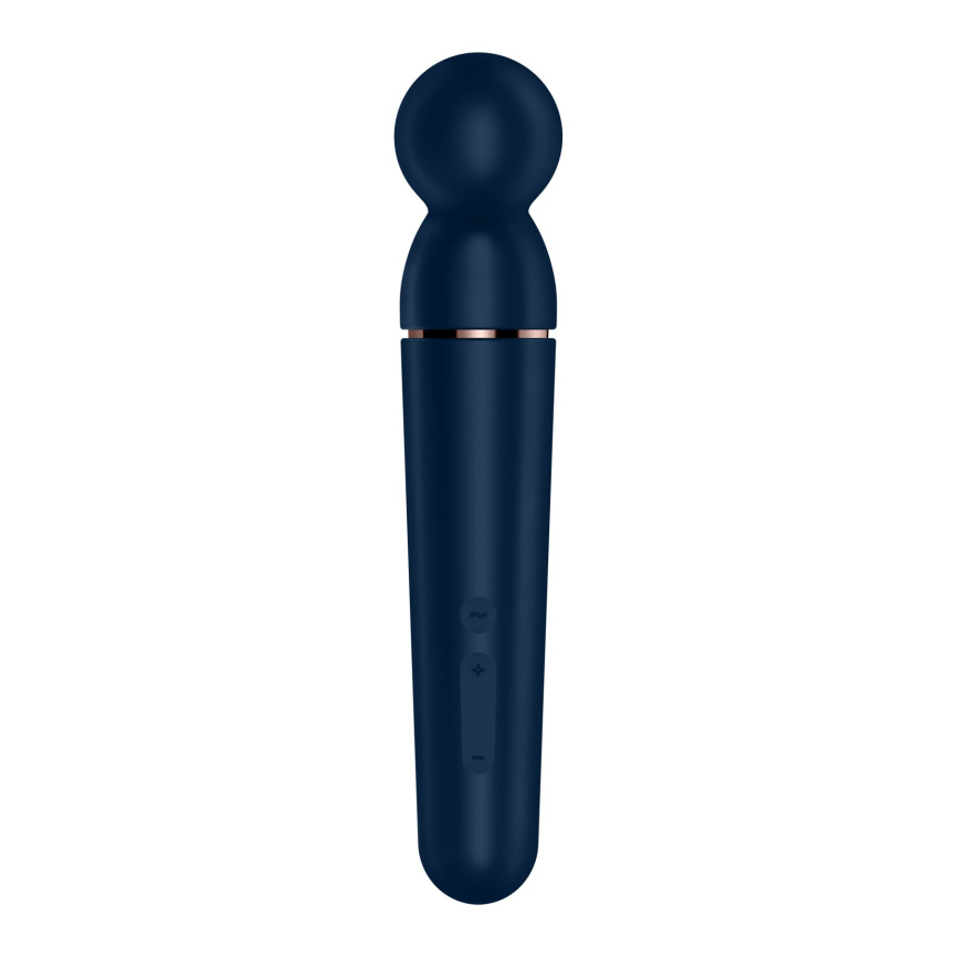 Вібромасажер Satisfyer Planet Wand-er Blue/Rosegold, дуже потужний, бездротовий фото 5