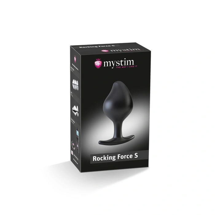 Силиконовая анальная пробка Mystim Rocking Force S для электростимулятора, диаметр 3,7 см фото 5