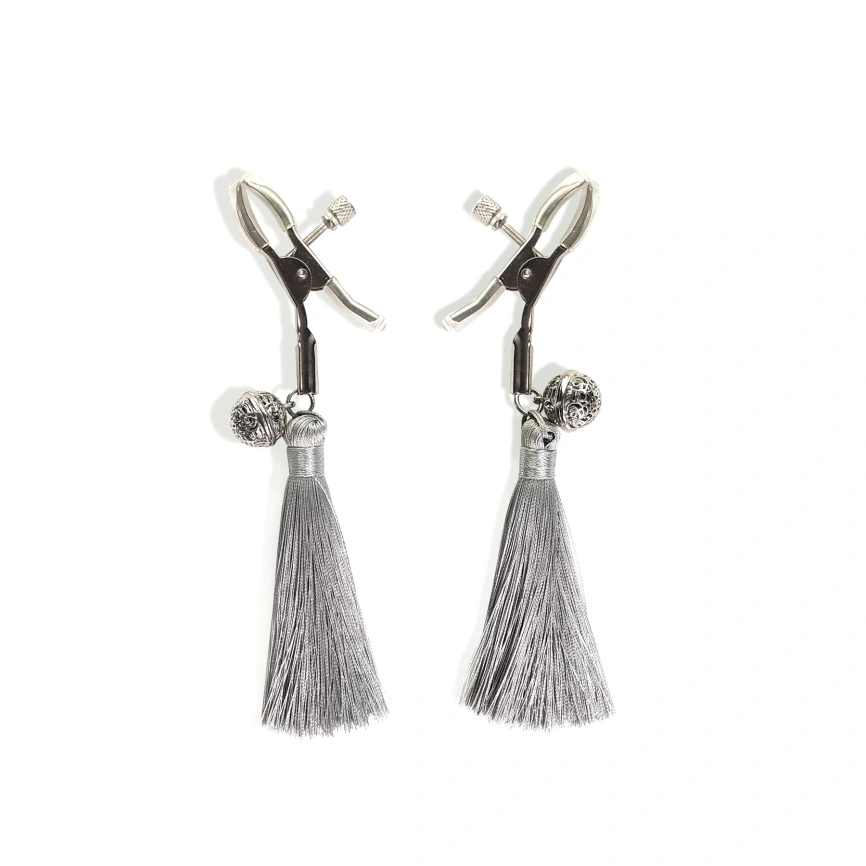 Зажимы для сосков Art of Sex - Nipple Clamps Barocco Tassels фото 1
