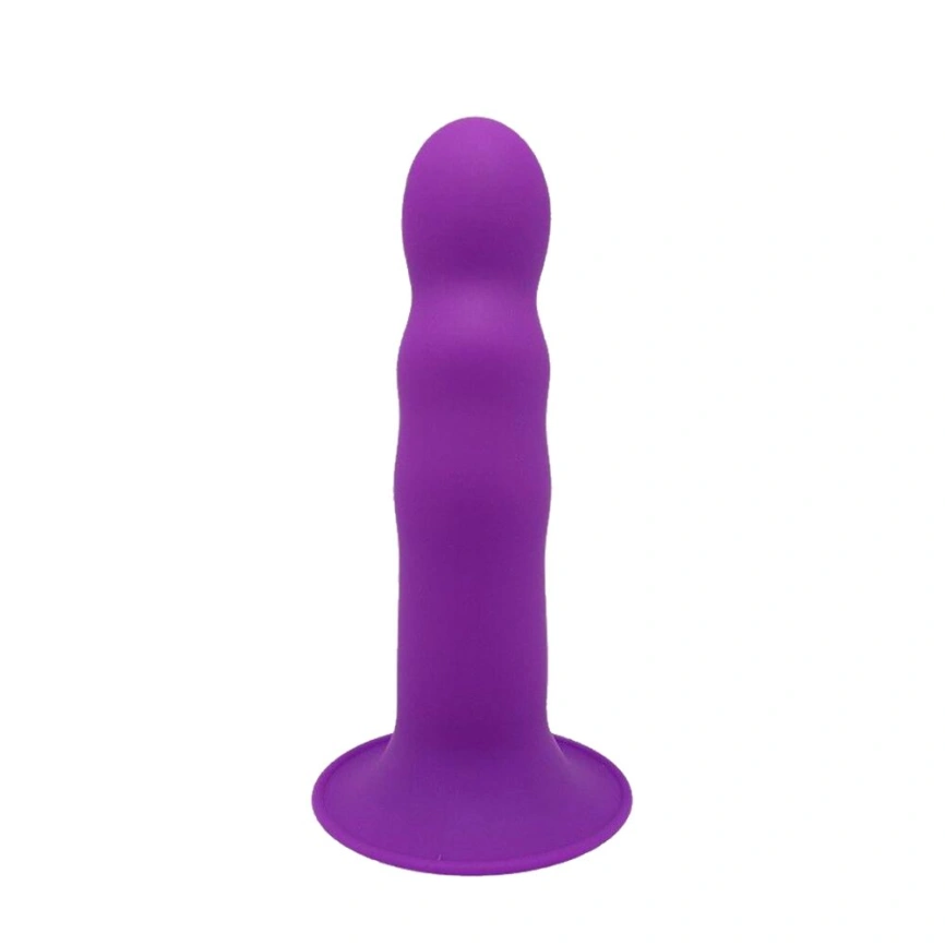 Дилдо с присоской Adrien Lastic Hitsens 3 Purple, отлично для страпона, диам. 4,1см, длина 18,2см фото 1