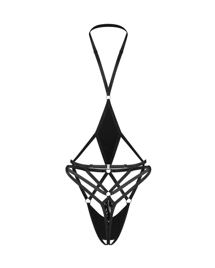 Боді Obsessive Keira Lise crotchless teddy S/M фото 6