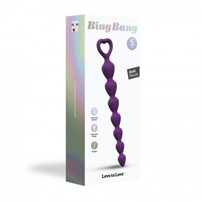 Анальний ланцюжок Love To Love BING BANG S - PURPLE RAIN фото 6