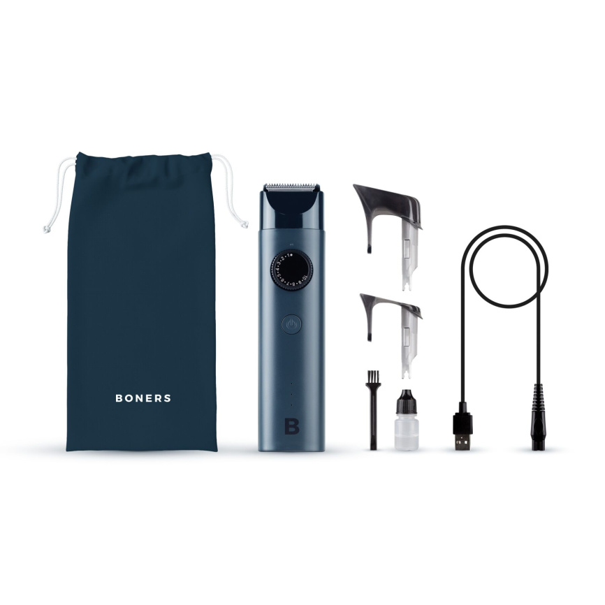 Бездротовий тример для інтимних зон Boners Hair Trimmer Shaver, 10 швидкостей, 2 насадки фото 9