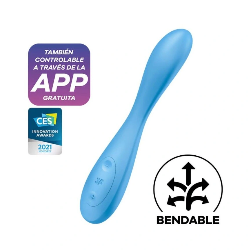 Универсальный смарт-вибратор Satisfyer G-Spot Flex 4, гибкий ствол с фиксацией положения фото 1