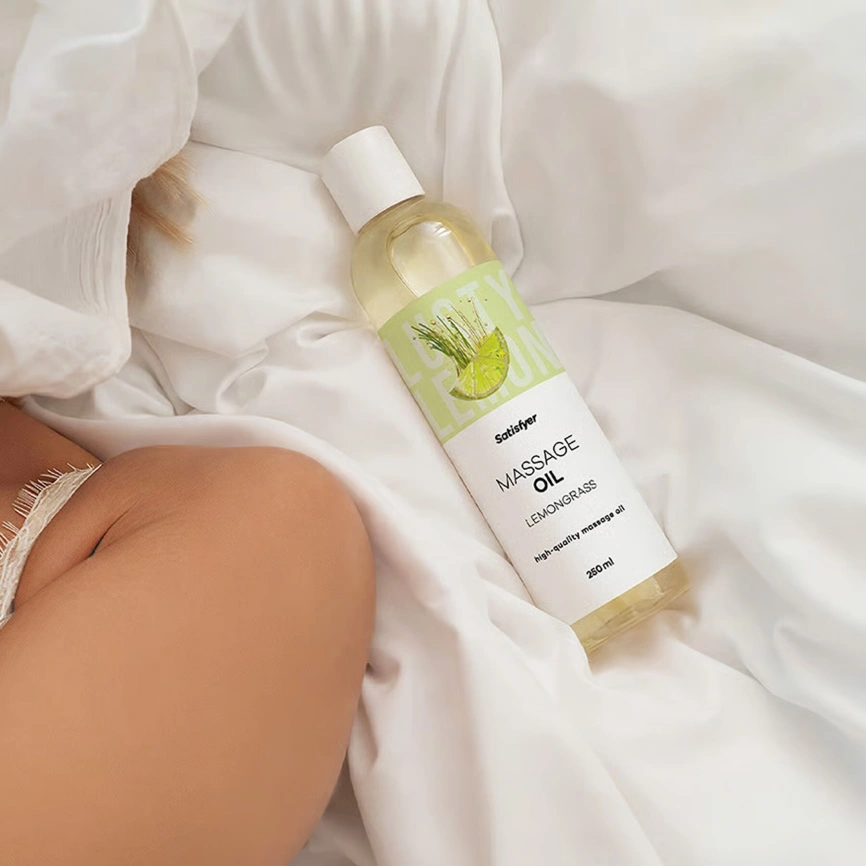 Распродажа!!! Массажное масло Satisfyer Massage Oil Lemongrass 250 мл (срок 30.04.2027) фото 7