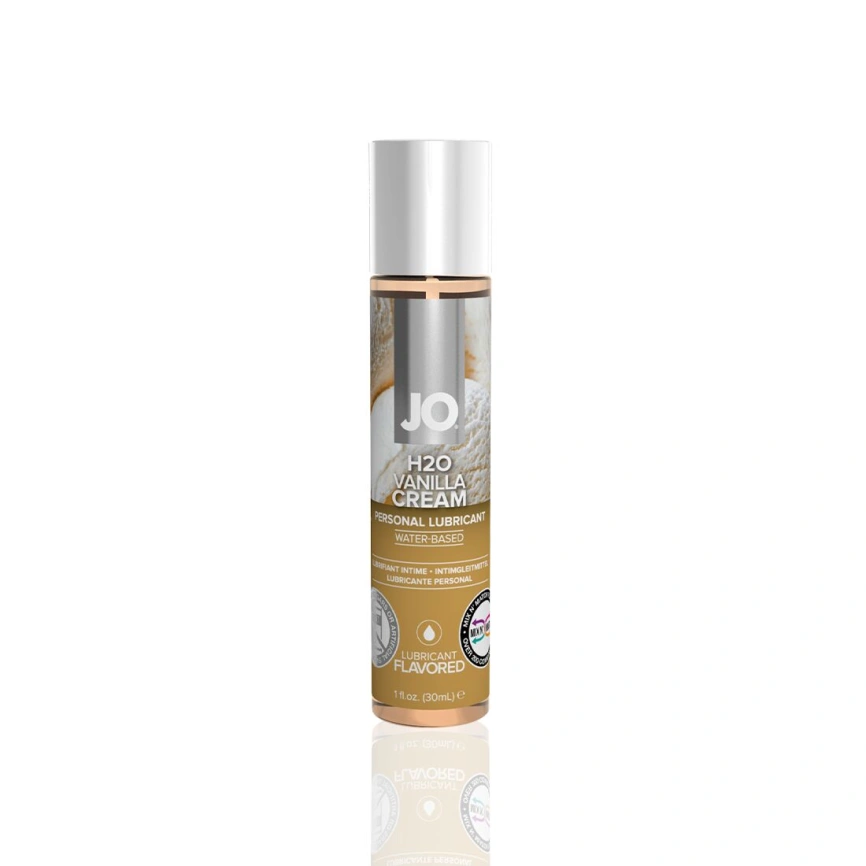 Смазка на водной основе JO H2O — Vanilla Cream (30 мл) без сахара, растительный глицерин фото 6