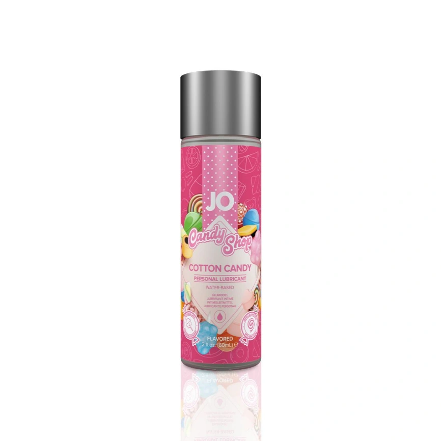 Лубрикант на водной основе JO H2O — Candy Shop — Cotton Candy (60 мл) без сахара и парабенов фото 1