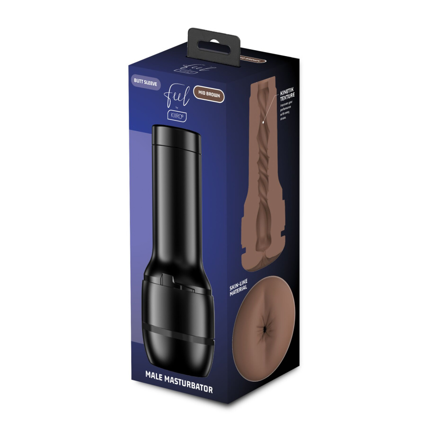 Мастурбатор-попа Kiiroo Feel Stroker Butt Mid Brown для секс-машини Kiiroo Keon фото 6