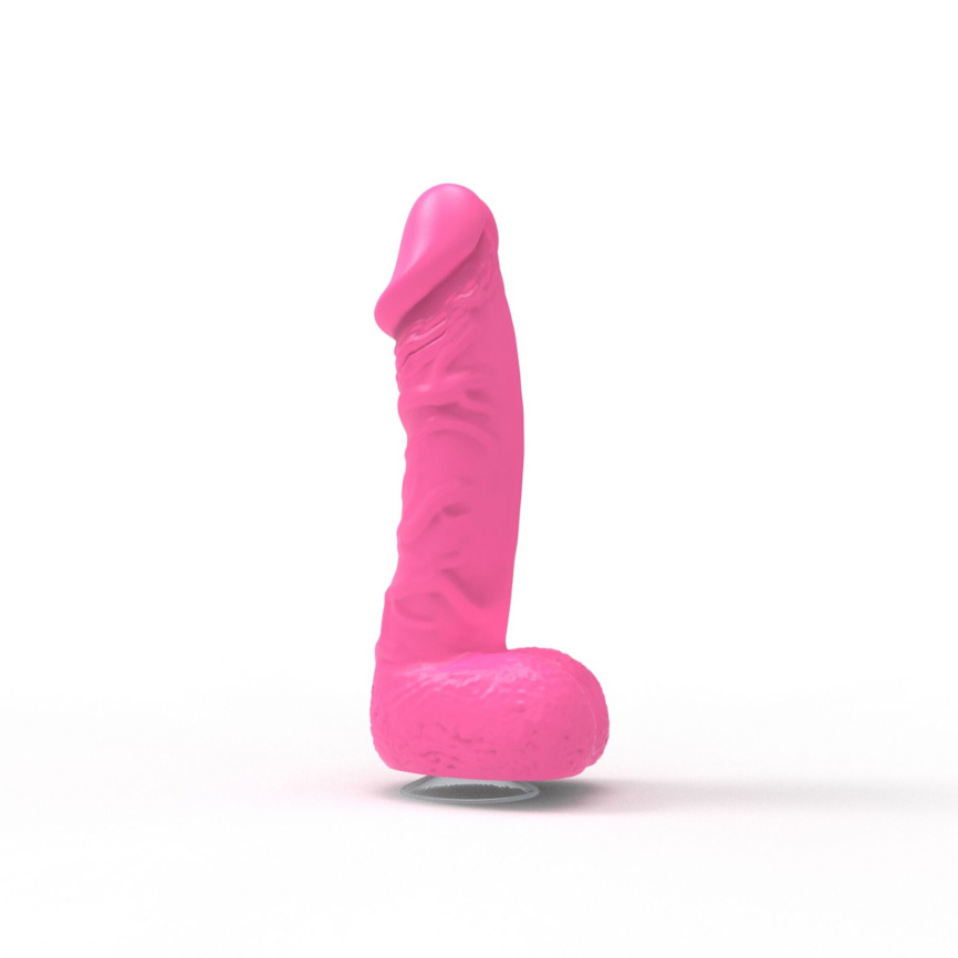 Мило у формі пеніса Чистий Кайф LARGE Pink, крафтове мило-член, натуральне фото 2