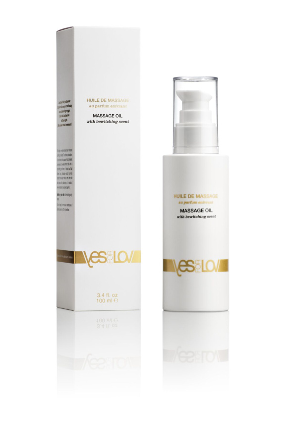 Масажна олія YESforLOV MASSAGE OIL with bewitching scent 100 мл фото 1