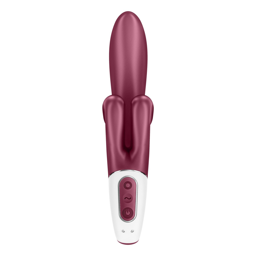 Вібратор-кролик Satisfyer Touch Me Red, подвійний відросток, 3 потужні мотори фото 6