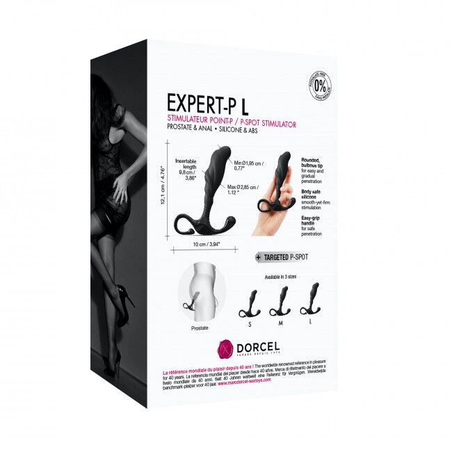 Ручной эргономичный массажер простаты Dorcel Expert P size L фото 6