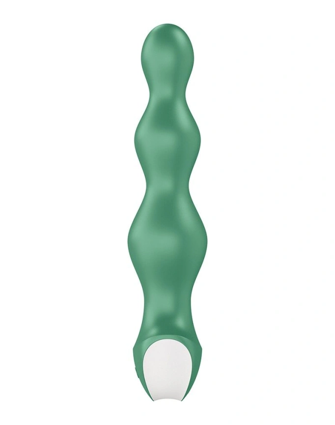 Анальный стимулятор-бусины с двумя моторами Satisfyer Lolli-Plug 2 Green фото 4