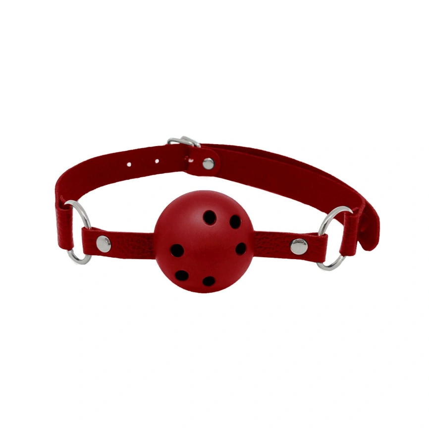 Воздухопроницаемый кляп Alive Discretion Red фото 1