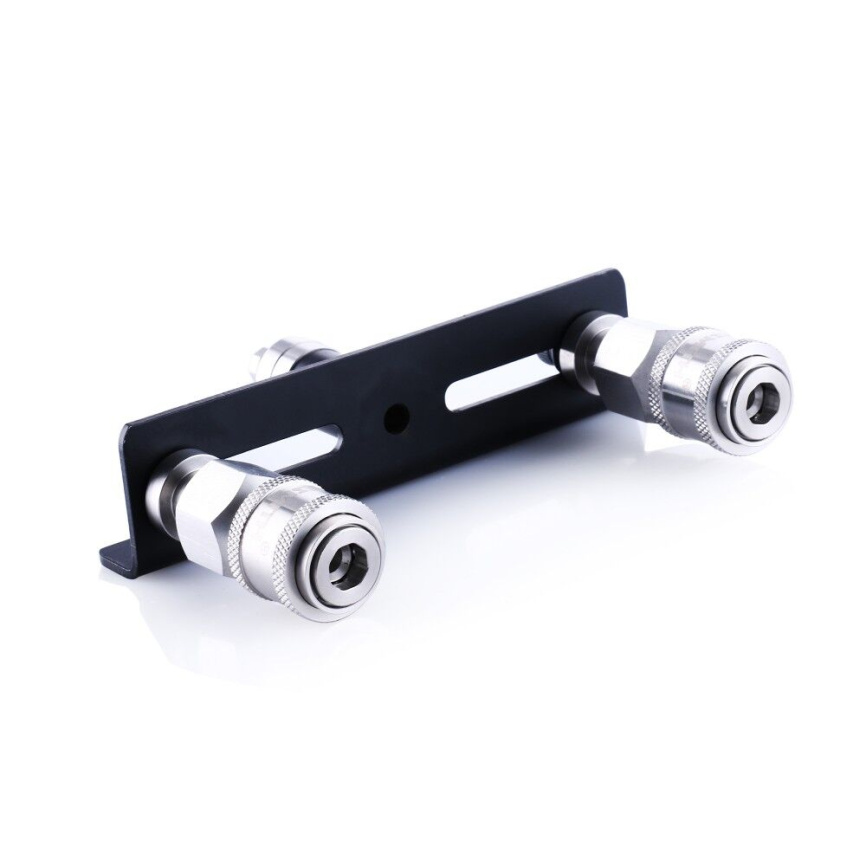 Подвійний конектор для секс-машин Hismith Quick Connector Adapter with Double Head, система KlicLok фото 5