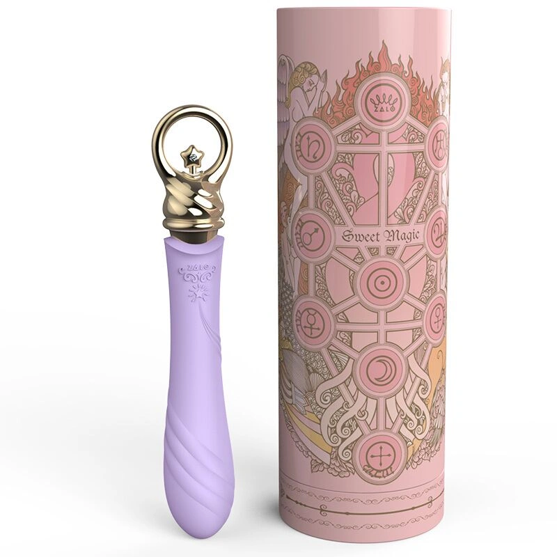 Вибратор для точки G с подогревом Zalo Sweet Magic - Courage Fantasy Violet фото 5