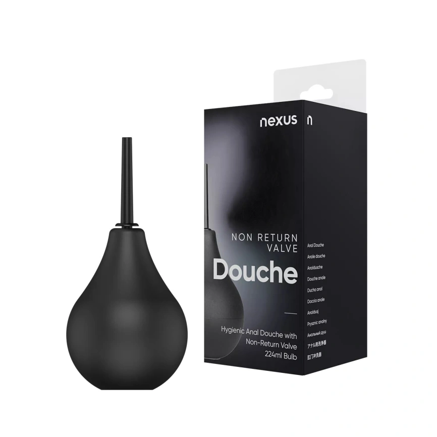 Спринцовка Nexus Anal Douche Black, объем 224 мл фото 8