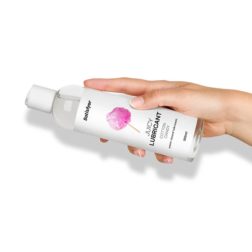 Лубрикант на водной основе Satisfyer Juicy Lubricant Cotton Candy water based 300 мл фото 7