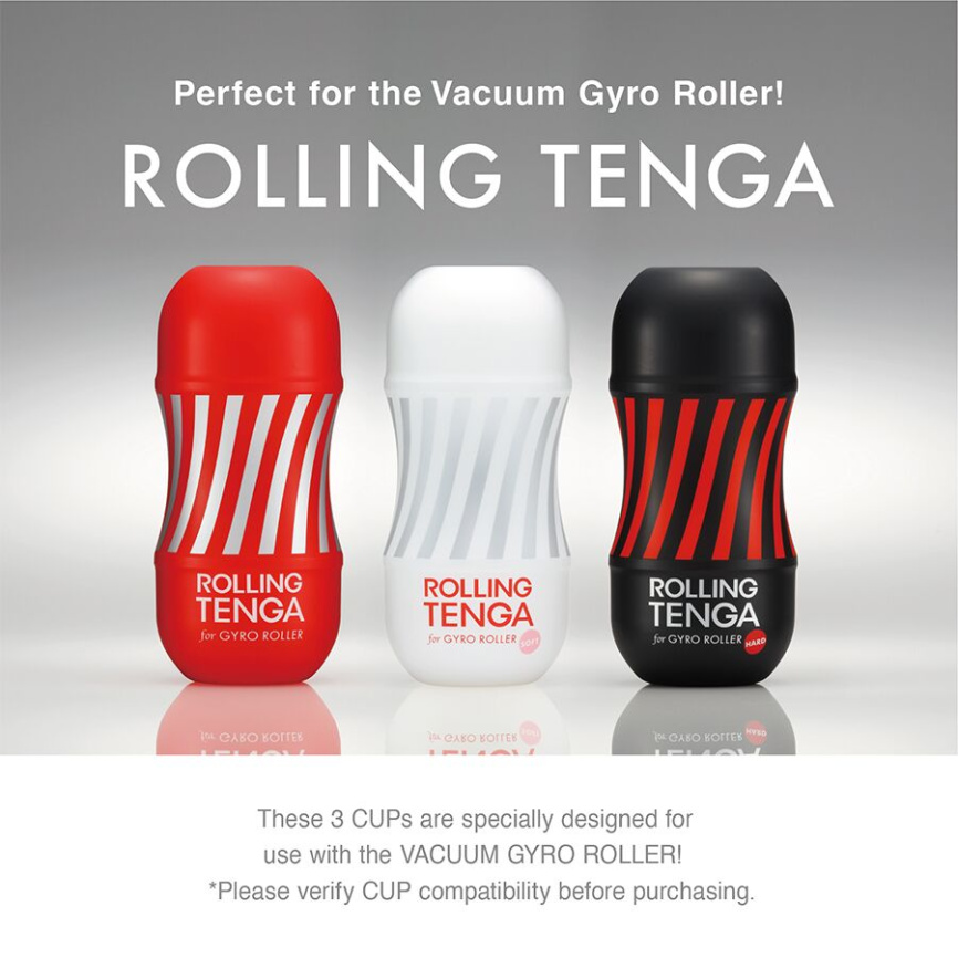 Автоматичний мастурбатор Tenga VACUUM GYRO ROLLER SET, ротація та вакуум, сумісний з Tenga Cup фото 6