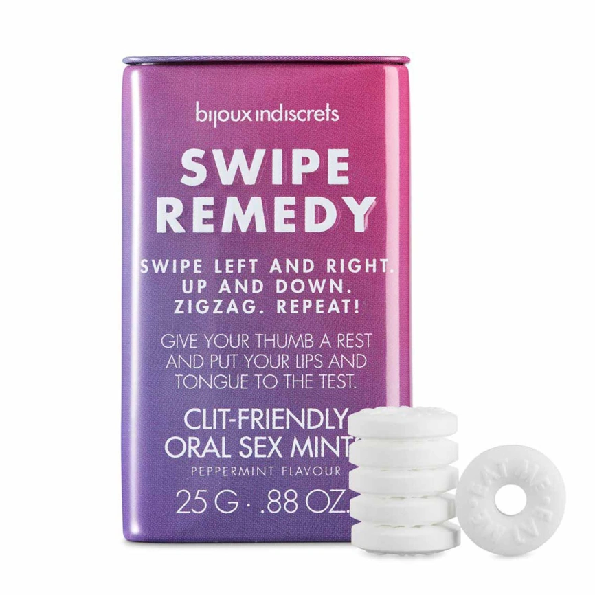 Распродажа! Мятные конфеты Bijoux Indiscrets Swipe Remedy – clitherapy oral sex mints, срок 11.04.26 фото 2