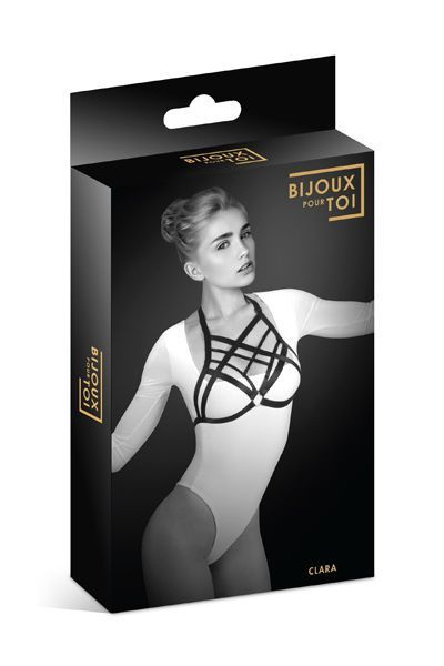 Портупея на груди Bijoux Pour Toi - CLARA, еластичний поліестер фото 3