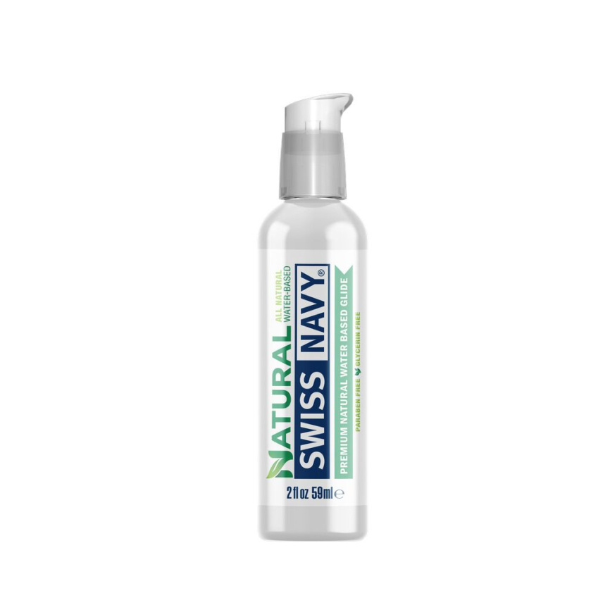 Лубрикант на водній основі Swiss Navy NATURAL All Natural, 59 мл, для чутливої ​​шкіри фото 2
