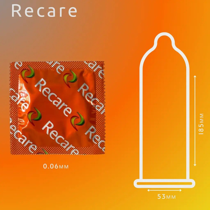 Презервативи Recare Color Fruit Flavour Condoms 3 шт, аромати: м'ята, банан, полуниця фото 3