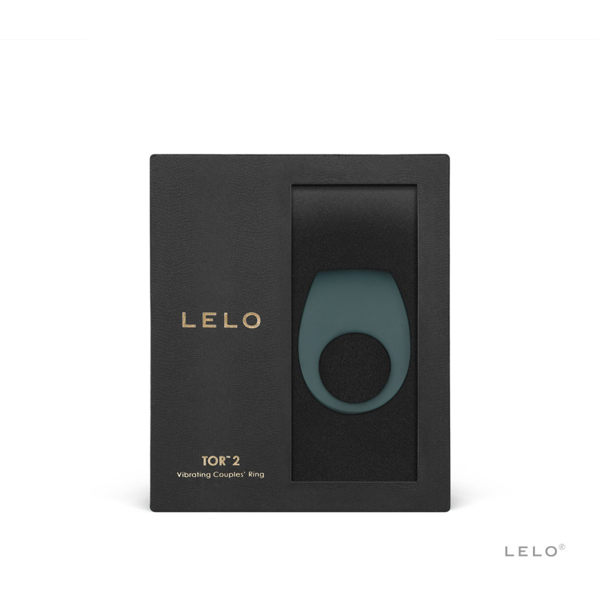 Ерекційне кільце з вібрацією LELO Tor 2 Green фото 6
