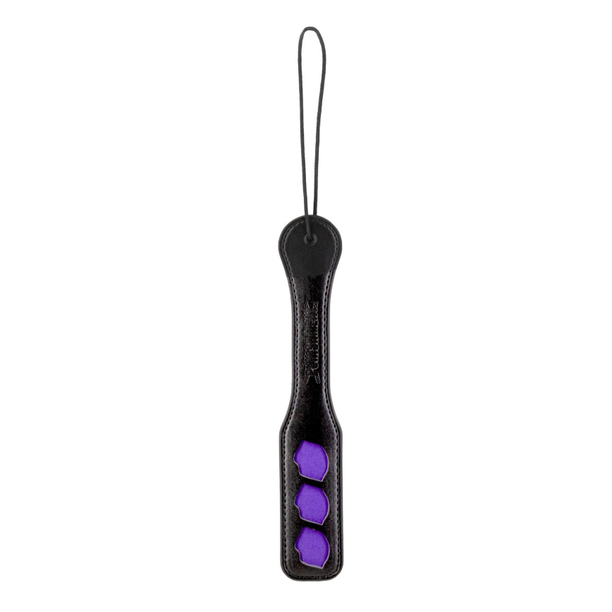 Паддл Punishment - Purple Lips Paddle - Black фото 1