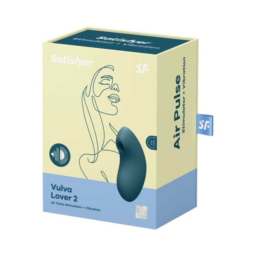 Вакуумний вібратор Satisfyer Vulva Lover 2 Blue фото 4