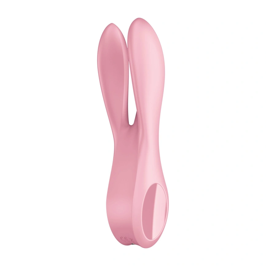 Клиторальный вибратор Satisfyer Threesome 1 Pink с тремя гибкими пальчиками фото 5