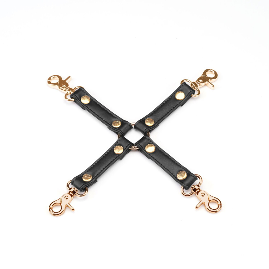 Хрестовина Liebe Seele Black Organosilicon Hogtie, екошкіра фото 1