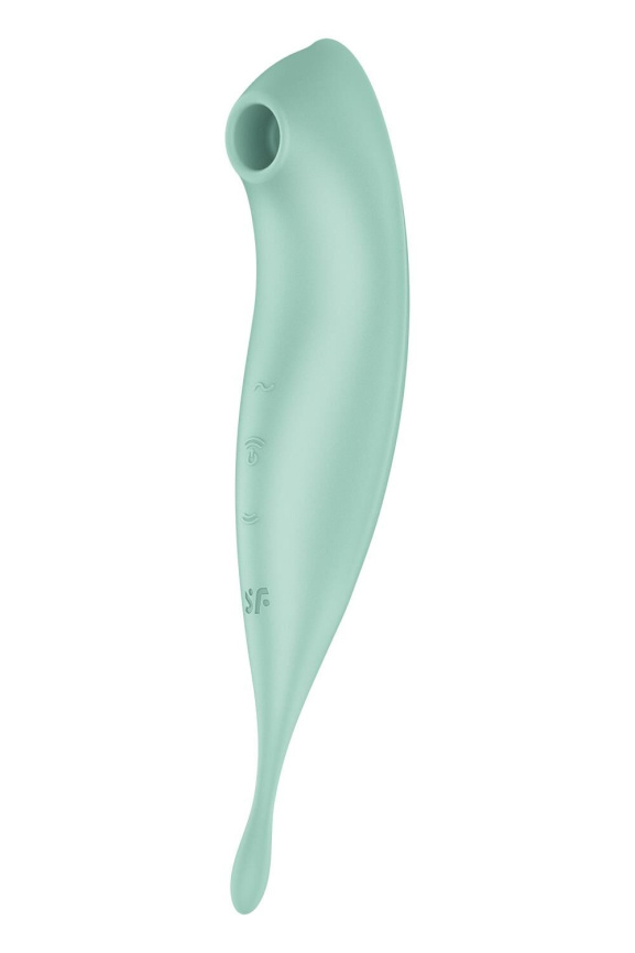 Смарт-вібратор для клітора з вакуумною стимуляцією Satisfyer Twirling Pro+ Mint фото 2